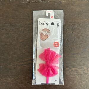 Baby Bling Tulle Bow Headband NEW